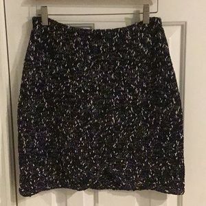 Arlin Black & White Vintage Knit Skirt